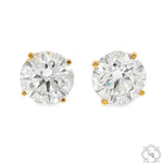 6 Ct Diamond Stud Earrings 70418 - Image 1