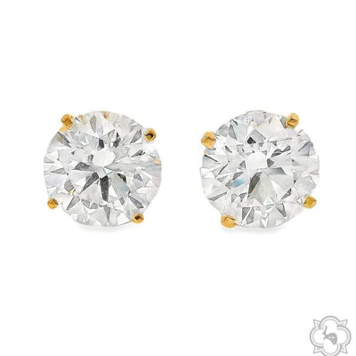 6 Ct Diamond Stud Earrings 70418 - Image 1
