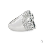 Sapphire Cross Diamond Ring 70420 - Image 4