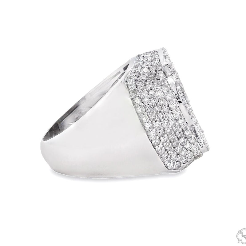 Sapphire Cross Diamond Ring 70421 - Image 4