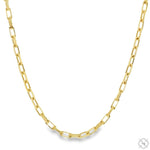 14k Yellow Gold Solid Cable Link Chain 2mm 18 Inches 70443 - Image 1