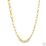 14k Yellow Gold Solid Cable Link Chain 2mm 20 Inches 70444 - Image 3