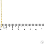 14k Yellow Gold Solid Cable Link Chain 2mm 22 Inches 70445 - Image 5