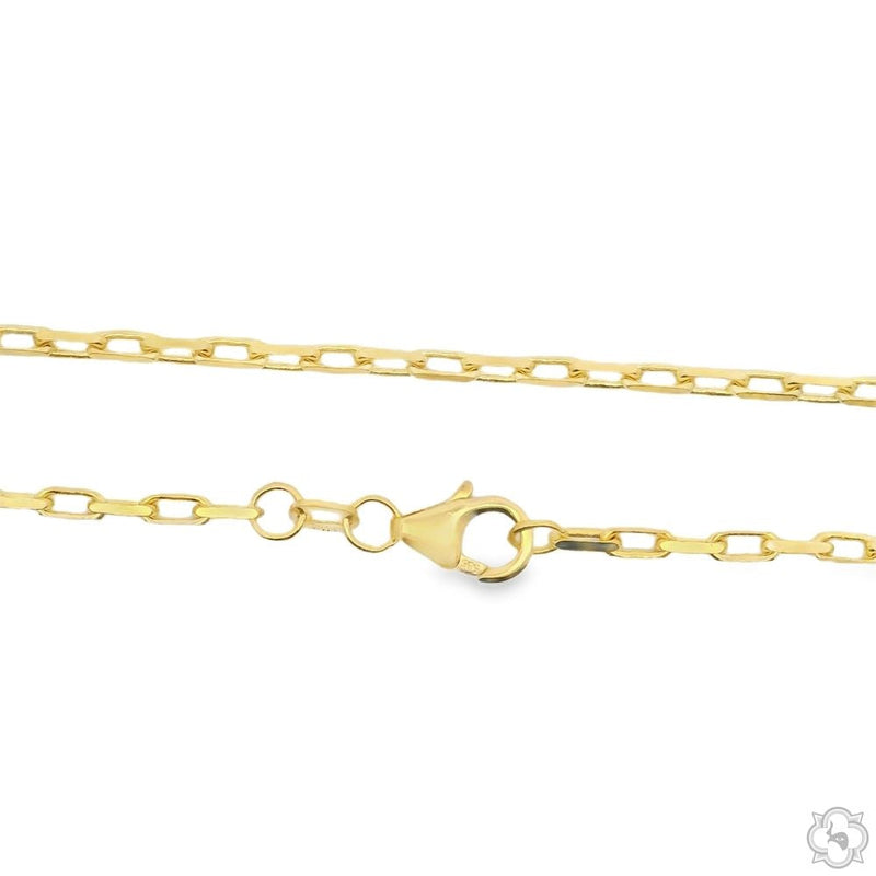 14k Yellow Gold Solid Cable Link Chain 2mm 26 Inches 70447 - Image 4