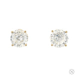 3 CT Portuguese Diamond Earrings 70455 - Image 1