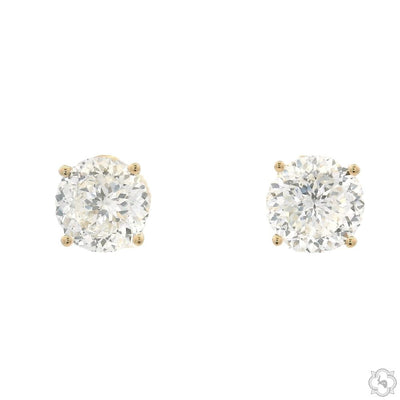 3 CT Portuguese Diamond Earrings 70455 - Image 1