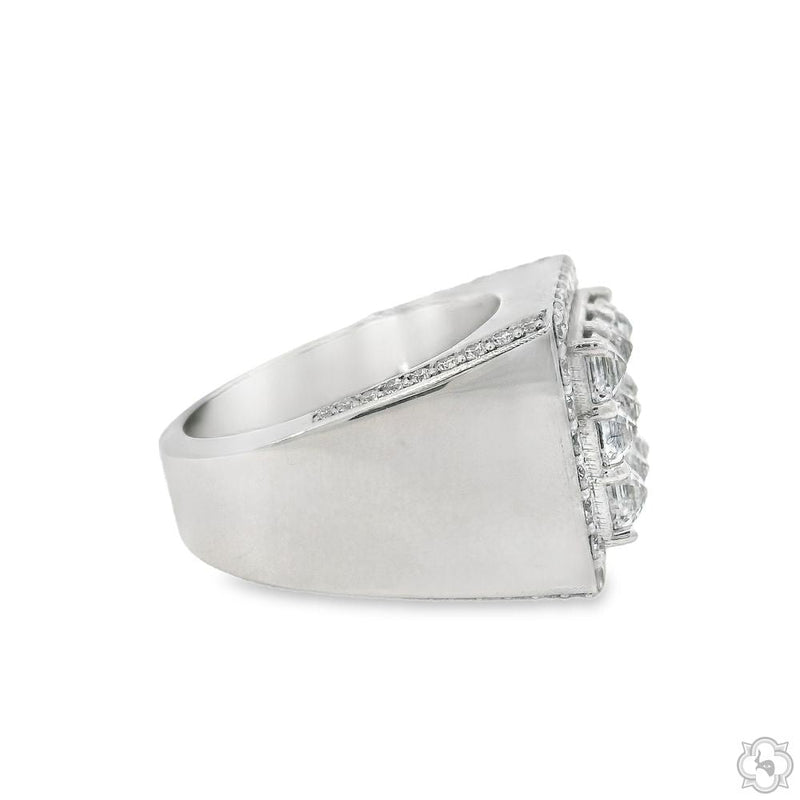 UpSide Down Asscher Diamond Ring 70469 - Image 3