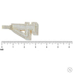 Custom Made Number 4 Diamond Pendant 70472 - Image 6