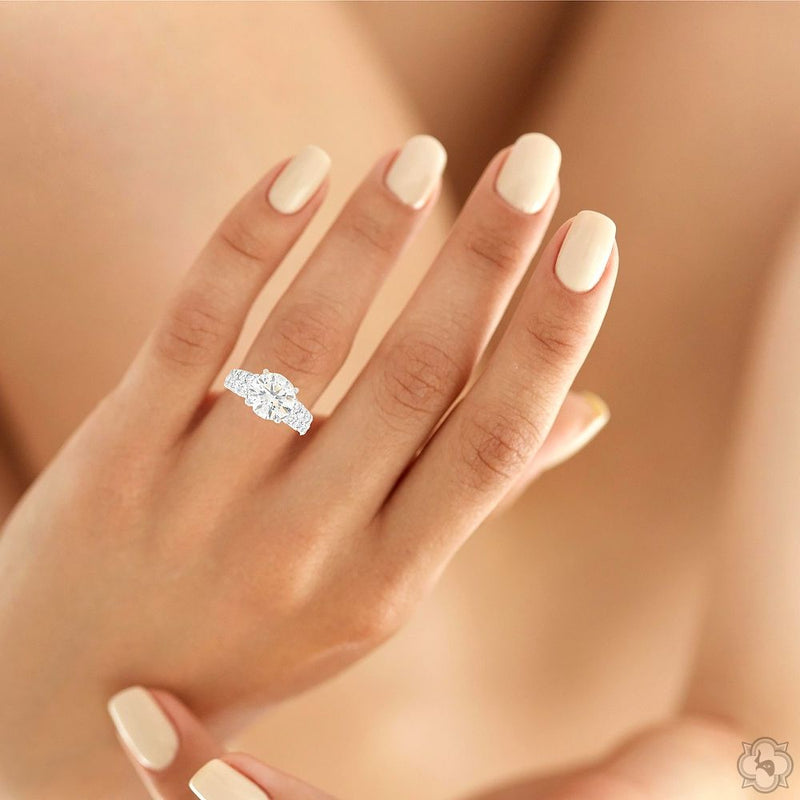 Round Diamond Engagement Ring 70477 - Image 6