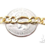 Mens 10k Solid Yellow Gold Figaro Chain 24 Inches 8.50mm 70487 - Image 3