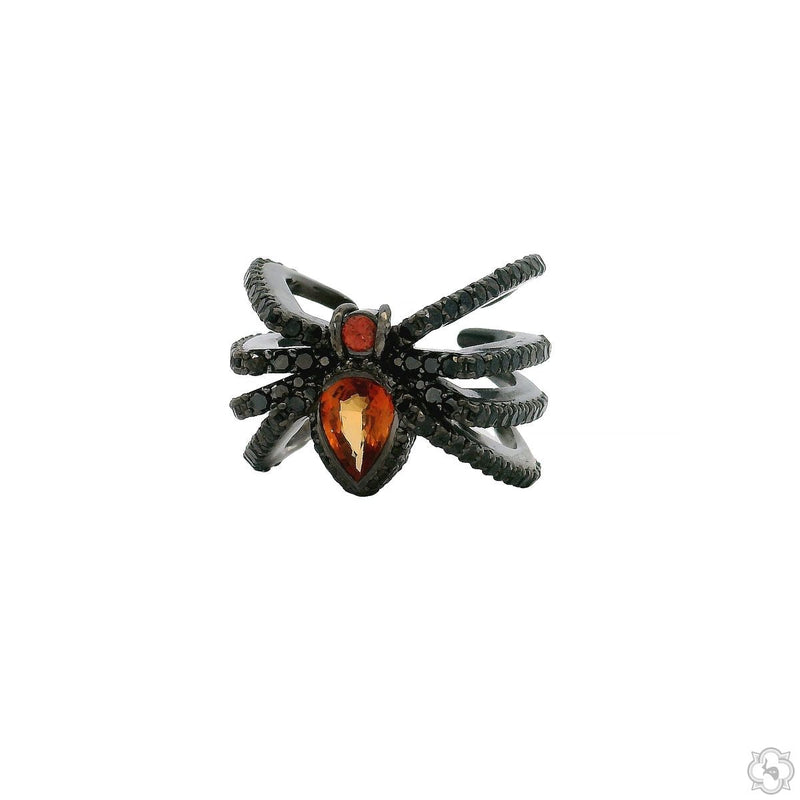 Ember Fang Spider Ring .925 Silver 70523 - Image 5