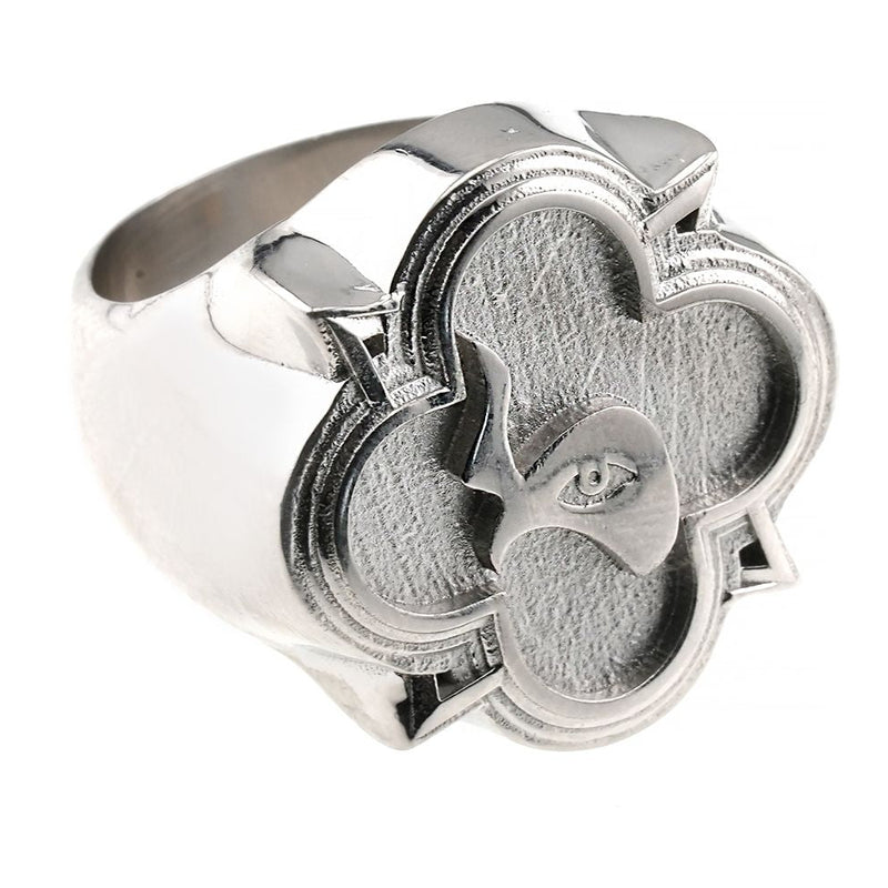 TraxNYC Logo Ring Platinum 70529 - Image 4