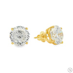 8 CT Portuguese Diamond Earrings 70876 - Image 2