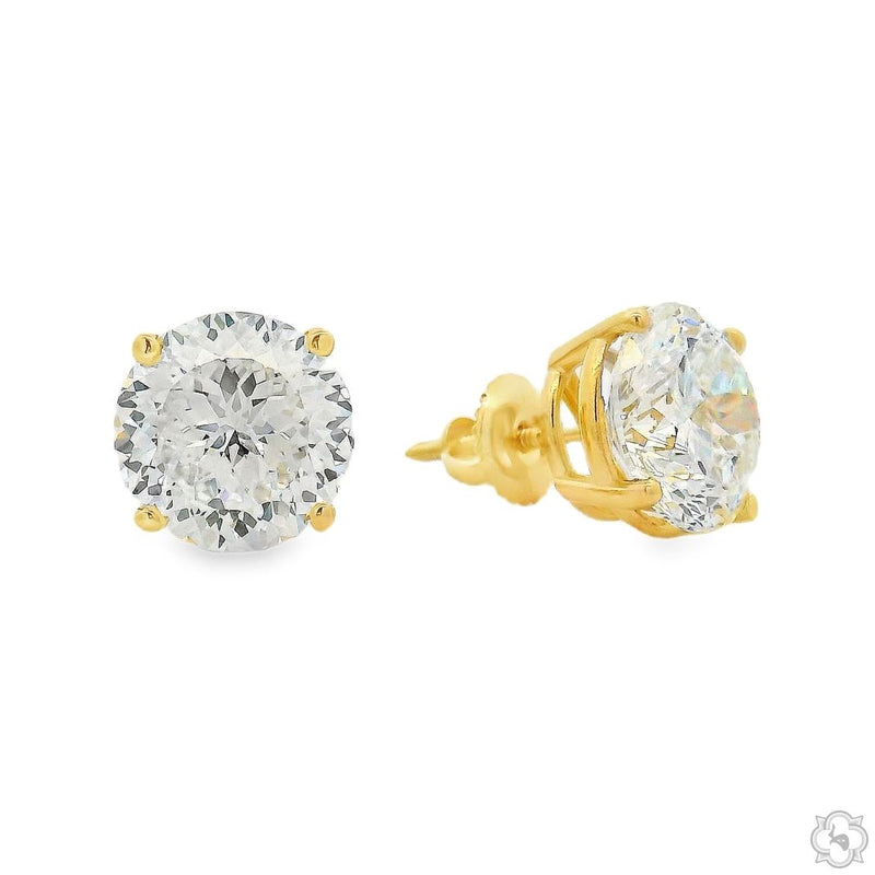 8 CT Portuguese Diamond Earrings 70876 - Image 2