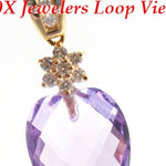 Violet Amethyst Pendant 8333 - Image 3