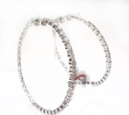 TL Hoop Earrings 8432 - Image 2