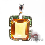 Green Garnet Pendant 9043 - Image 1