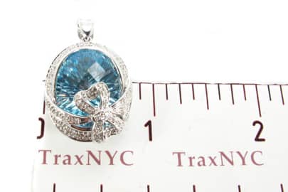 Blue Topaz Pendant 2 9053 - Image 6