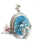 Blue Topaz Pendant 2 9053 - Image 2