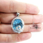 Blue Topaz Pendant 2 9053 - Image 5