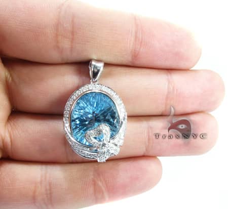 Blue Topaz Pendant 2 9053 - Image 5