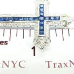 Ladies Sapphire Cross 9065 - Image 7