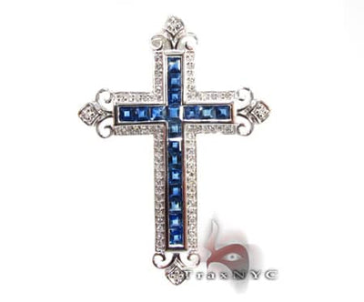 Ladies Sapphire Cross 9065 - Image 1