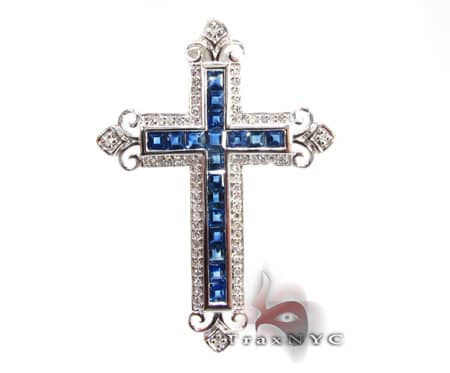 Ladies Sapphire Cross 9065 - Image 1
