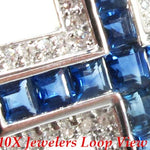 Ladies Sapphire Cross 9065 - Image 3