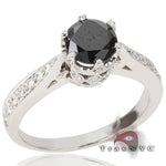 Ladies Ebony Ring 3 9501 - Image 1