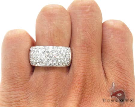 Pave Sage Ring 9604 - Image 8