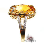 Diamond Citrine Cage Band 9629 - Image 5