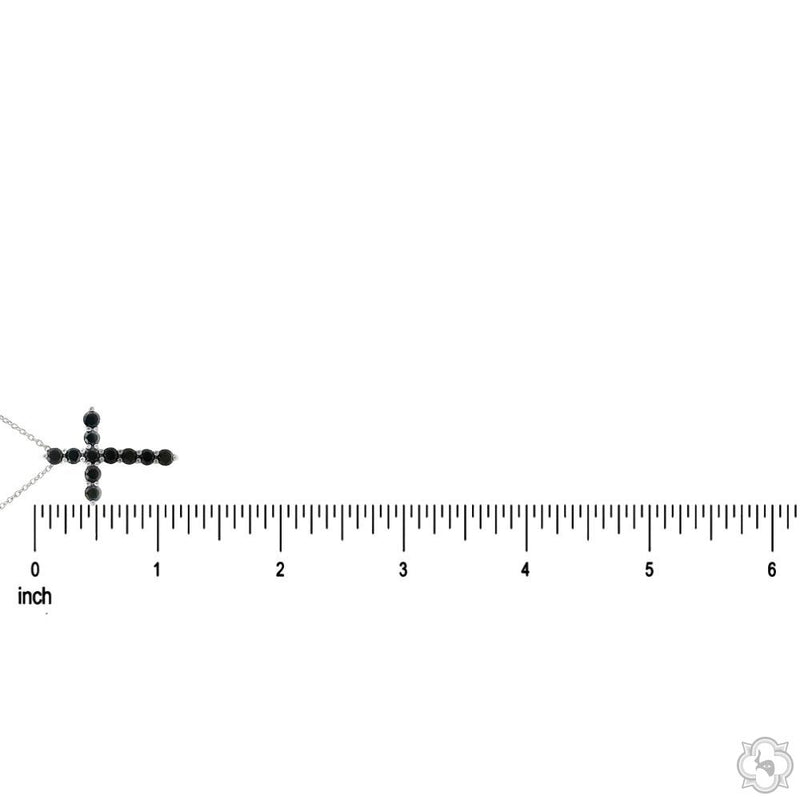 Black Diamond Cross Pendant Set 70899