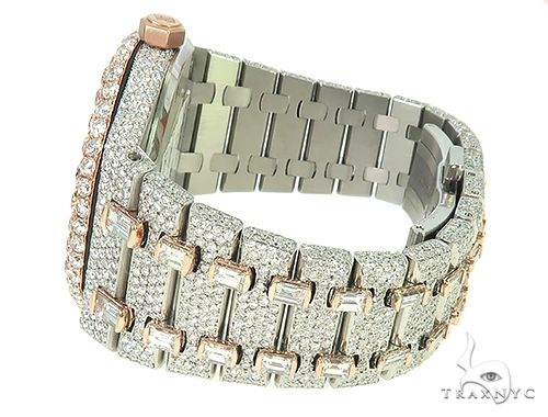 AUDEMARS PIGUET MENS DIAMOND WATCH FULLY ICED OUT ROYAL OAK 65945 - Image 3