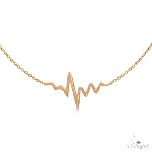 Heartbeat Bracelet in 14k Rose Gold 57216 - Image 1