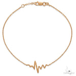 Heartbeat Bracelet in 14k Rose Gold 57216 - Image 2