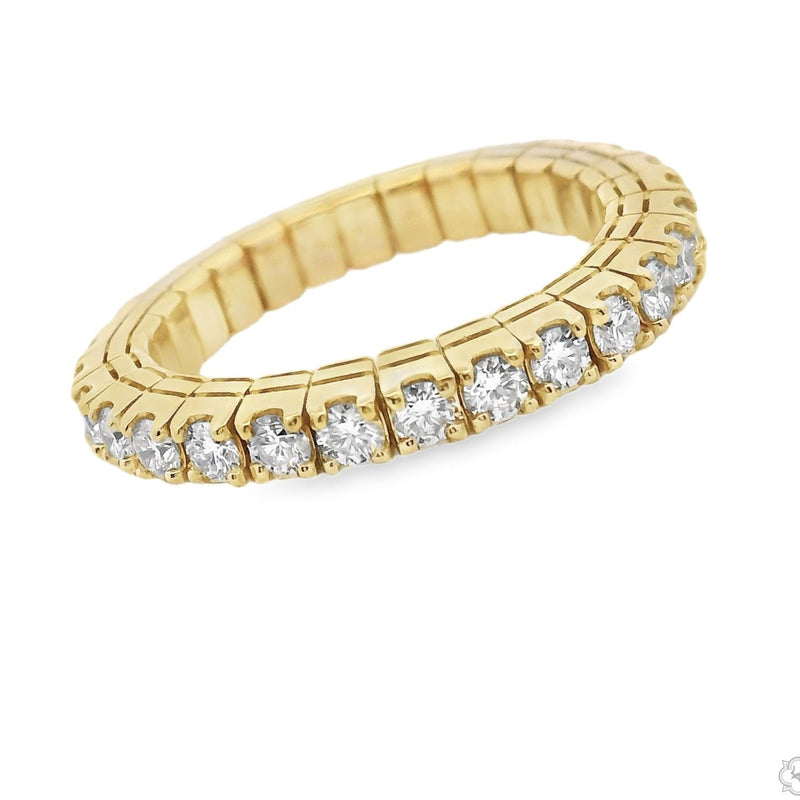 Adjustable Tennis Diamond Ring (Lab) 70351 - Image 2