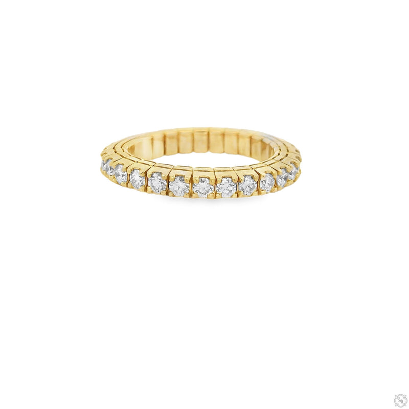 Adjustable Diamond Tennis Ring 70267 - Image 1
