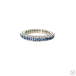 Adjustable Tennis Ring Blue Sapphire Accent 70271 - Image 1