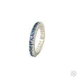 Adjustable Tennis Ring Blue Sapphire Accent 70271 - Image 2