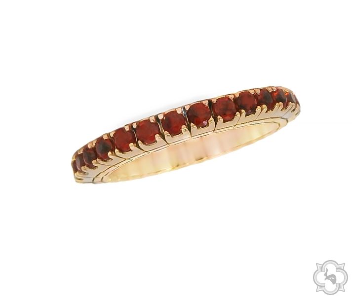 Adjustable Tennis Ring Red Sapphire Accent 70272 - Image 2