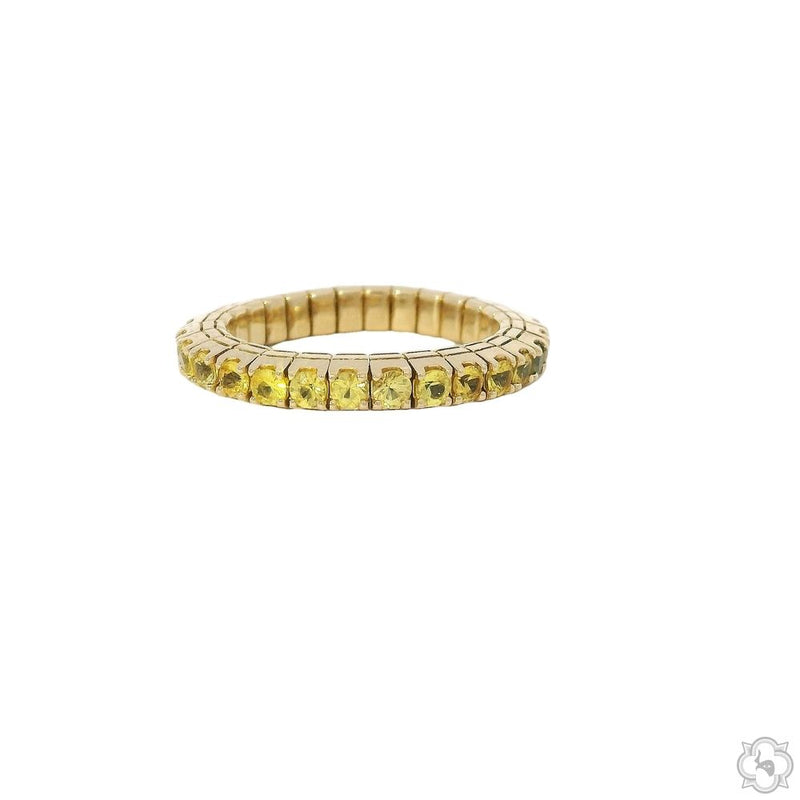 Adjustable Tennis Ring Yellow Accent 70269 - Image 1