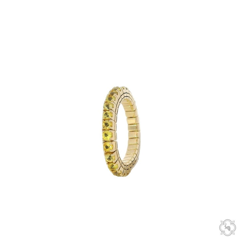 Adjustable Tennis Ring Yellow Accent 70269 - Image 2