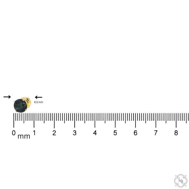 Alexandrite Stud Earrings 70740 - Image 5