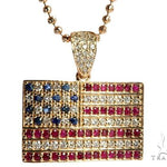 American Flag Moon Cut Chain Set 64414 - Image 2