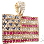 American Flag Moon Cut Chain Set 64414 - Image 5