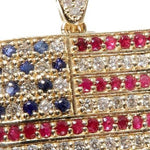 American Flag Moon Cut Chain Set 64414 - Image 7