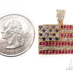 American Flag Moon Cut Chain Set 64414 - Image 9