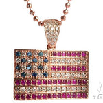 American Flag Moon Cut Chain Set 64416 - Image 2