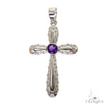 Amethyst Sanctity Cross Pendant 69602 - Image 1
